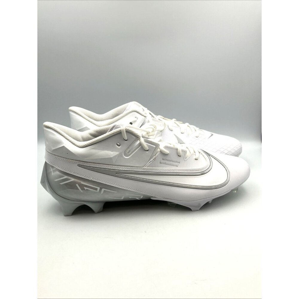 Nike Vapor Edge Elite 360 2 Silver White Football Cleats, Size 16 DA5457-101